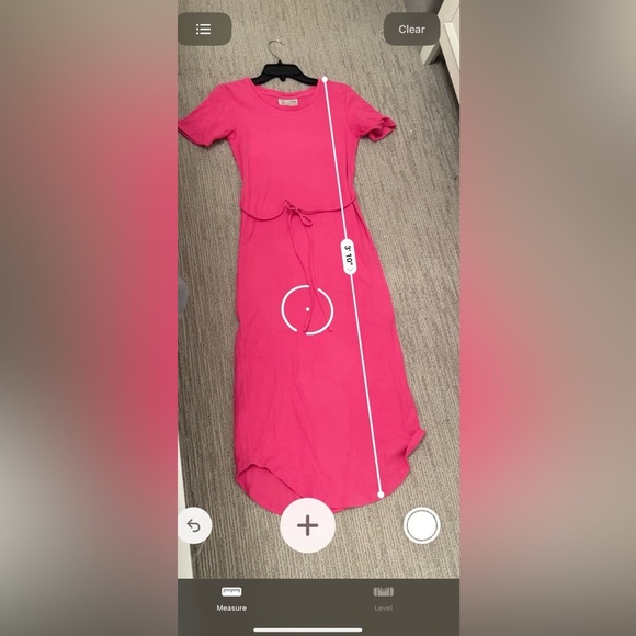 ANTHROPOLOGIE S PINK MIDI DRESS - Picture 2 of 6